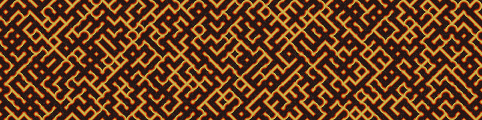 Abstract Geometric Pattern generative computational art illustration