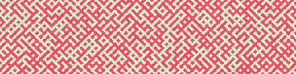 Abstract Geometric Pattern generative computational art illustration