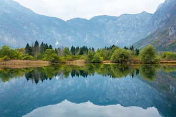 Lake Bohinj, Triglav National Park, Julian Alps, Municipality of Bohinj, Slovenia, Europe