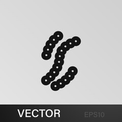 bacterium icon. Element of virus icon. Premium quality graphic design icon. Signs and symbols collection icon for websites, web design, mobile app