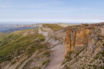 Mountain ranges. Location Russia, Bermamyt platо