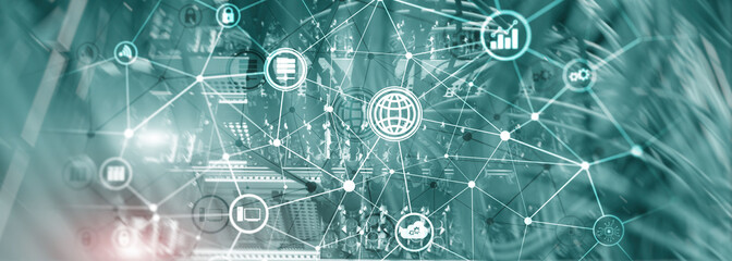 Universal technological background for your project. Web and lines.