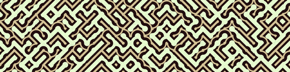 Abstract Geometric Pattern generative computational art illustration