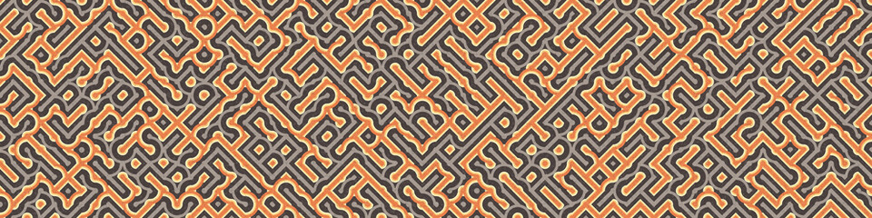 Abstract Geometric Pattern generative computational art illustration