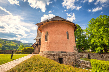Fototapeta premium Historic building in Kremnica, important medieval mining town, Slovakia, Europe