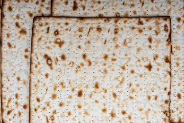 Matzos - jewish passover bread, matzo pesach background standard square