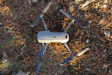 Drone on the ground