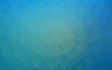 Light BLUE vector abstract polygonal texture. A completely new color illustration in a vague style. Completely new design for your business.