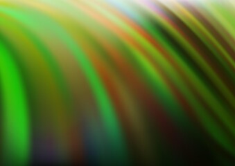 Dark Green vector template with bubble shapes. Brand new colored illustration in marble style with gradient. A new texture for your  ad, booklets, leaflets.