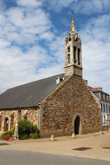 sainte-anne church in lanvéoc in brittany (france)