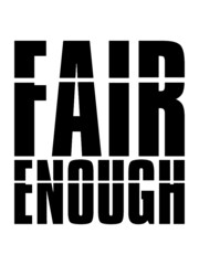 Fair Enough Logo 