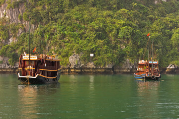 Junk,Halong Bay, Vietnam, Asia