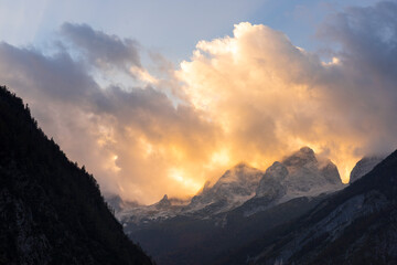 Fototapeta premium Triglav National Park, Julian Alps, Slovenia, Europe