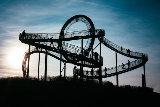 wheel at night