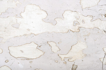 White old peeling paint background, old paint texture
