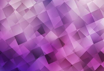 Light Purple, Pink vector template with rhombus.