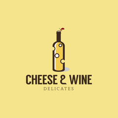 wine cheese logo