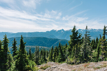View from the summit of Mt. Becher, Strathcona Provincial Park, British Columbia