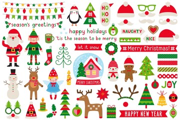 Christmas vector holiday design collection