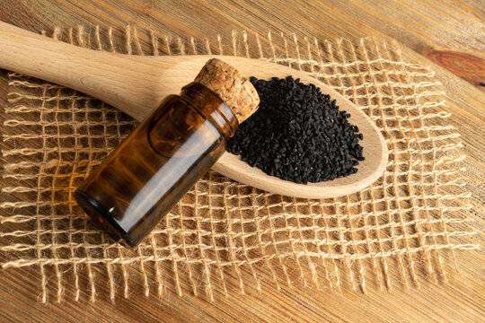 Black Cumin, Nigella Sativa or Black Caraway Seeds Essential Oil
