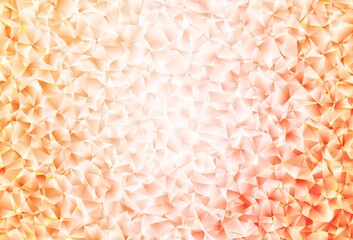 Light Orange vector polygon abstract layout.
