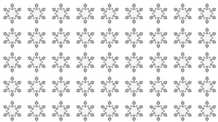 snow crystals icon, star shape, winter light blue color, on white background