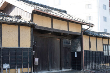 Nagayamon of Utsunoya residence on old Tokaido Road in Okazaki City