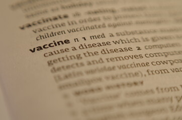 vaccine word definition in english dictionary close up