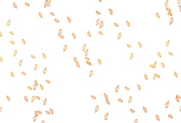 Light Orange vector hand painted background.