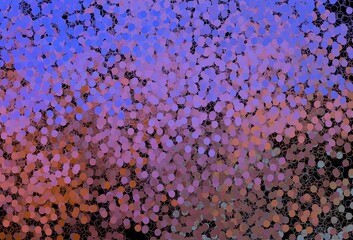 Dark Blue, Yellow vector pattern with spheres.