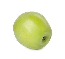 Fresh ripe green apple isolated on white