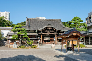 Fototapeta na wymiar 東京都港区高輪の泉岳寺