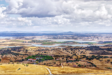 landscape near Monsaraz, alentejo, Portugal