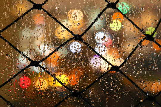 Noite com chuva na cidade