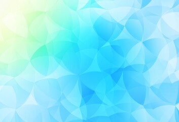 Light Blue, Green vector texture with abstract forms.