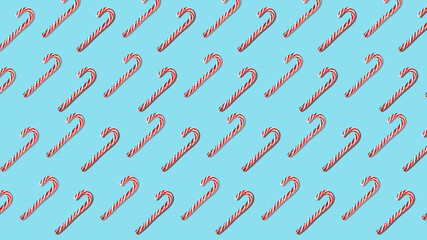 Lollipop on the background. Lots of lollipops in the background. The top banner. New year Christmas. Top art design.