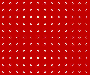 Red polka dots  pattern, colorful background - vector abstract background