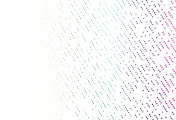 Light Multicolor, Rainbow vector template with circles.