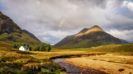 Buachaille Etive Mor in the Scotland Highlands taken in August 2020 © Lukas
