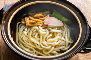 手打ちうどん　homemade noodles of Japan(udon)