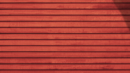 Red wooden boards, close up. Background texture