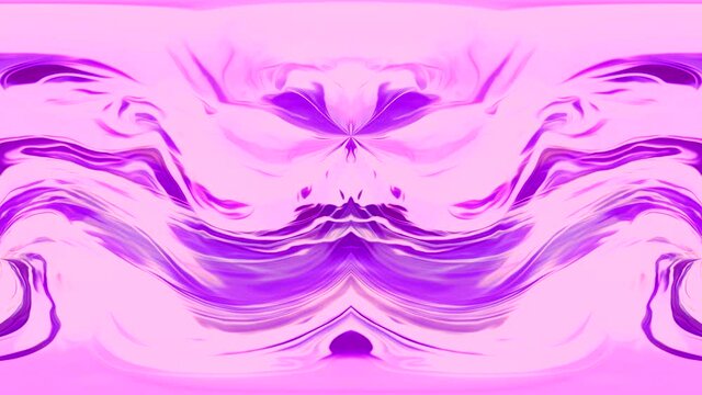 Moving purple liquid. Psychedelic patterns. Abstract background
