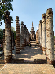 Wat Mahathat Temple, Sukhothai Province Is a temple in the area of Sukhothai since ancient times Wat Mahathat is located in the Sukhothai Historical Park.