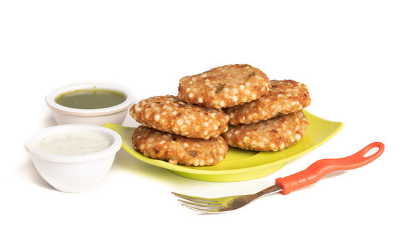 Sabudana vada or Sago fried cake