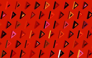 Dark Red vector pattern with polygonal style.