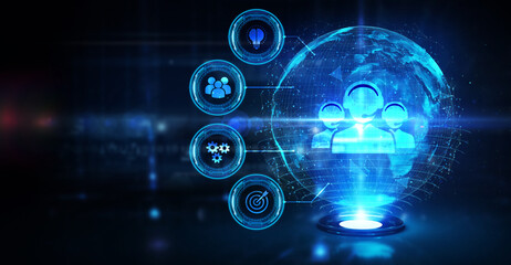 Business, Technology, Internet and network concept. Consulting Expert Advice Support Service.