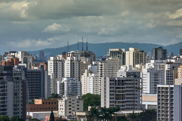 Fototapeta na wymiar View of the region of the Local Airport in sao paulo