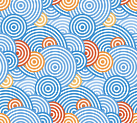 Retro Geometric Seamless Pattern