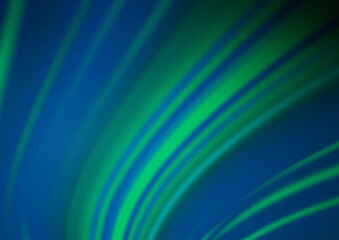 Dark Blue, Green vector abstract blurred template. A completely new color illustration in a bokeh style. Brand new style for your business design.