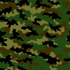 Fototapeta premium military camouflage vector seamless pattern